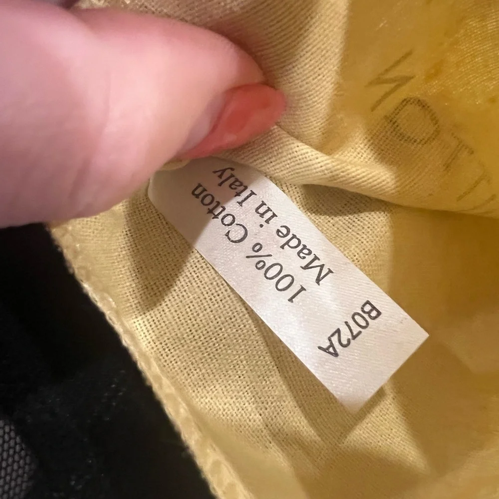 Louis Vuitton Small Beige Cotton Pouch – Made in Italy - Picture 4 of 7